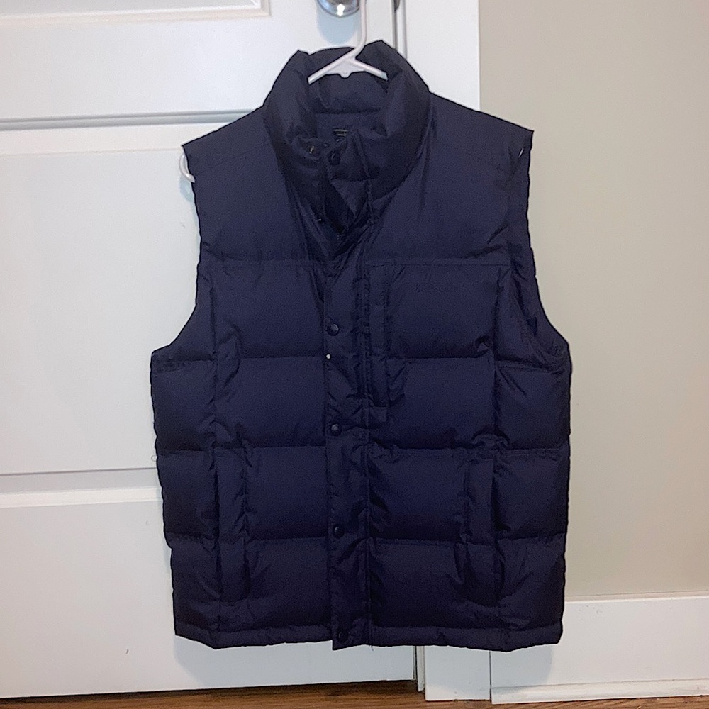 LL Bean Puffer Vest - Navy Blue